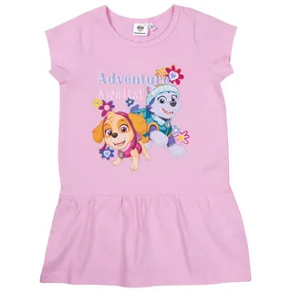 Paw Patrol Kleid Adventure Awaits! Kleidchen mit kurzen Ärmeln rosa | Gr.: 110-116