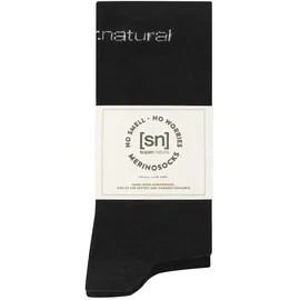 super.natural Sn All Day Lange Socken 2 Paare - Jet Black / Vapor Grey - EU 36-39