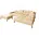 KAWOLA Ecksofa NELSON beige Leder