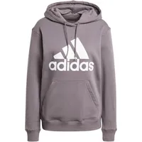 Adidas Damen Essentials Big Logo Regular Fleece Hoodie, Charcoal, XS