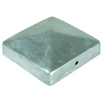 Tetzner & Jentzsch Pfostenkappe Pfostenkappe Pyramide 91x91 mm Zaunkappe Zierkappe Pfahl Kappe feuerve