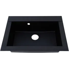 Respekta Ohio 66 x 50 cm schwarz + Handbetätigung