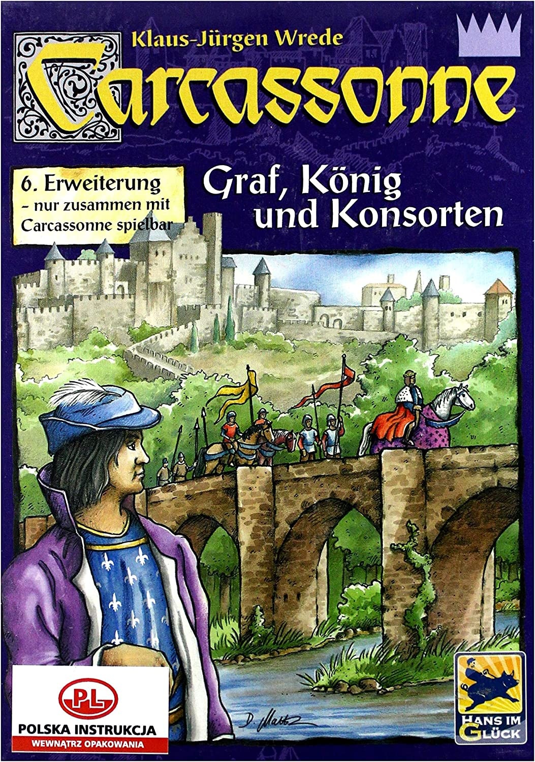 Hans im Glück 48180 - Carcassonne: Graf, König & Konsorten (Neu differenzbesteuert)