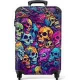 NoBoringSuitcases.com NoBoringSuitcases.com® Handgepäck Hartschalenkoffer mit TSA Schloss, Trolley, Reisekoffer, Carry on, Rollkoffer, Klein oder Mittelgroß Mehrfarbig