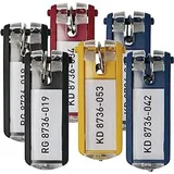 Durable Key Clip, 6 Stück, sortiert,