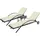 MCW MCW-E27 Sonnenliege 200 x 60 x 80 cm Schwarz