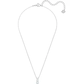 Swarovski Attract Trilogy Anhänger Rund Silber / Weiss