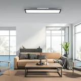 just light. Flat 1 rechteckig schwarz Aluminium