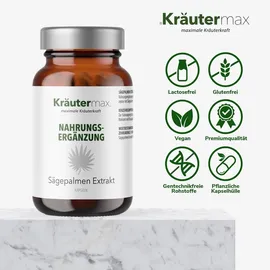 kräutermax – naturheilmittel seit 1890 Kräutermax Sägepalmen Extrakt Kapseln 90 St.