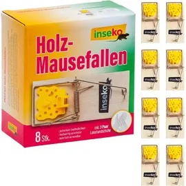inseko Mausefallen 8 x I hochwertig I wiederverwendbar