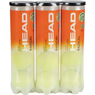 Head Radical Tennisball (3 x 4 Stück) Amazon Exclusive, Gelb