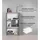 mokebo Der Schlanke 60 x 110 x 34 cm Grau