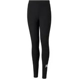 Puma Essentials Logo Leggings Kinder black 152
