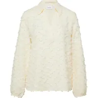 Comma, Bluse mit 3D-Struktur Beige 44