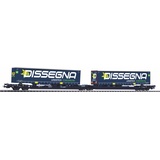 PIKO H0 24600 H0 Taschenwagen T3000 Wascosa Dissegna der SBB