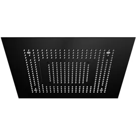 Steinberg Sensual Rain Regenpaneel mit LED, für Deckeneinbau, 3-strahlig, Easy-Clean, 600x600mm, 3906620S, Farbe: Mattschwarz
