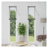 vidaXL Aluminium-Jalousie 220 x 40 cm Dunkelgrau