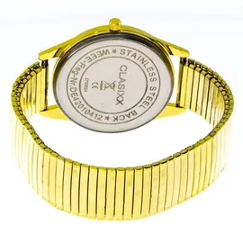 Classix Herrenuhr mit Metallzugband - Gold