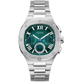 GUESS »HEADLINE«, Quarzuhr, Armbanduhr, Herrenuhr, Datum, 12/24-Std.-Anzeige