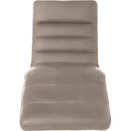 W.Schillig Relaxliege daily dreams Leder/Polyester 75 x 91 x 170 cm Braun mit Kissen