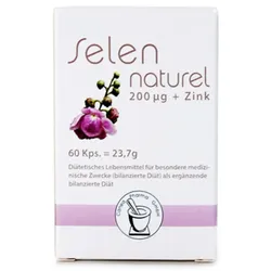 Selen Naturel 200 μg + Zink Kapseln Canea