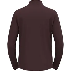 Odlo Roy Ml Fleece Mit Durchgehendem Reißverschluss - Fudge / Black - S