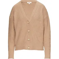 s.Oliver Strickjacke aus Baumwoll-Bouclé Braun 46