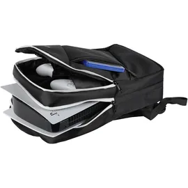 KONIX Titan für PS5-Konsole und Zubehör - 16 Liter Volumen - 30 x 10 x 47 cm - Schwarz Weiß