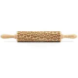 Folkroll Motiv-Teigrolle Herzen, 43 cm