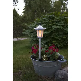 Star Trading 4in1 LED Solarleuchte Flame weiß