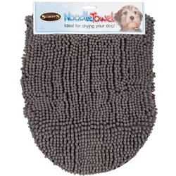 Scruffs Noodle Handtuch für den Hund Grau