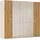 Rauch Drehtürenschrank KONA 251 x 223 x 61 cm Beige