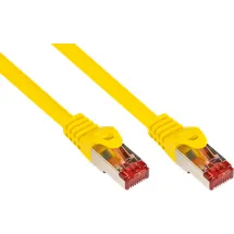 Good Connections Patchkabel, Cat6 S/FTP PiMF, PVC, 250MHz, gelb,