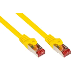 Good Connections Patchkabel, Cat6 S/FTP PiMF, PVC, 250MHz, gelb,