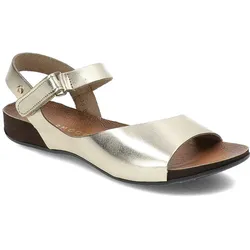 Goldene Sandalen Armodo Flache Schuhe, 36