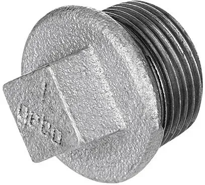 Temperguss Gewindefitting Stopfen AG (Ausführung: 3/4''AG)