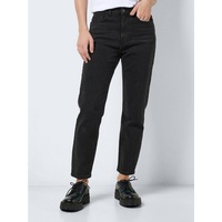 Noisy May Moni Straight Fit Hochtaillierte Jeans - Black