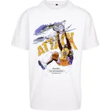 Upscale by Mister Tee Attack Player Oversize Kurzarm-T-Shirt White S Regular