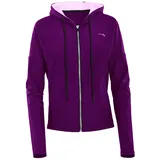 WINSHAPE Damen Functional Comfort Tone Jacket J008c Traingsjacke, Dark-Plum-Lavender-Rose, L EU