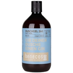 benecos Gin - Duschgel 2in1 Haut+Haar 500 ml 