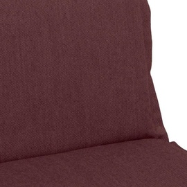 Stern Universal Sesselauflage hoch 123x50x3 cm, Polyacryl Rot