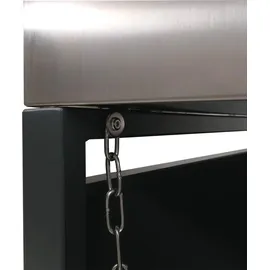MCW Mülltonnenverkleidung O67 125 x 260 x 84 cm anthrazit