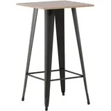 VCM Bartisch Tempe 60 x 60 x 105 cm Nussbaum