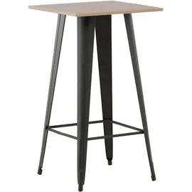 VCM Bartisch Tempe 60 x 60 x 105 cm Nussbaum