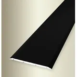 PROVISTON Bergangs- | Ausgleichsprofil Aluminium 40 x 1000 mm Schwarz Bodenprofil Metallprofil Übergangsschiene | Proviston