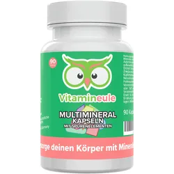 Multimineral Kapseln + Spurenelemente - Vitamineule® 90 St