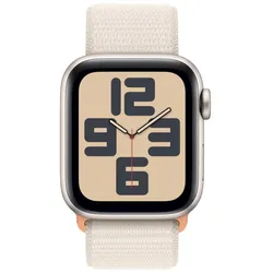 Apple Watch SE (GPS + Cellular) 40mm Aluminiumgehäuse polarstern, Sport Loop polarstern