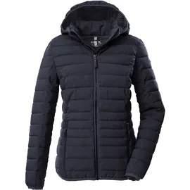 G.I.G.A. DX by killtec Damen Steppjacke/Funktionsjacke in Daunenoptik mit Kapuze GW 49 WMN QLTD JCKT, dunkelnavy, 44 Blau