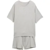 Tom Tailor Shorty Pyjama-Shorts Grau melange 38