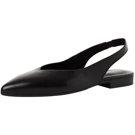 TAMARIS Damen Sling Pump mit Blockabsatz Leder, schwarz, 40 EU